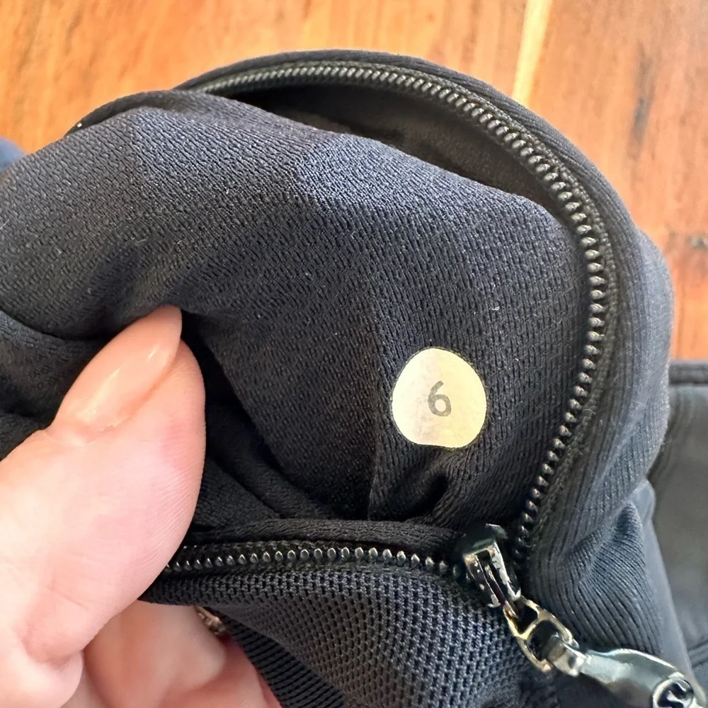 lululemon athletica Black Running Crop Leggings